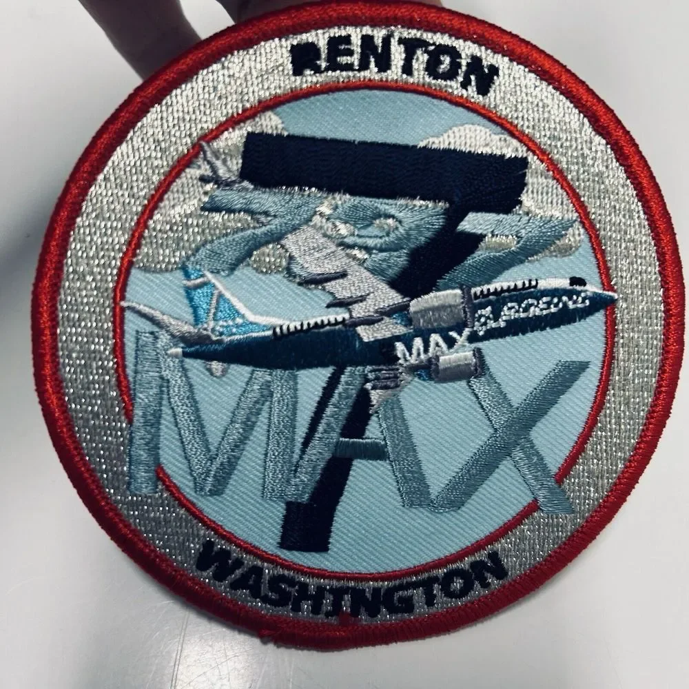 Boeing Company 727 Max Renton WA Patch